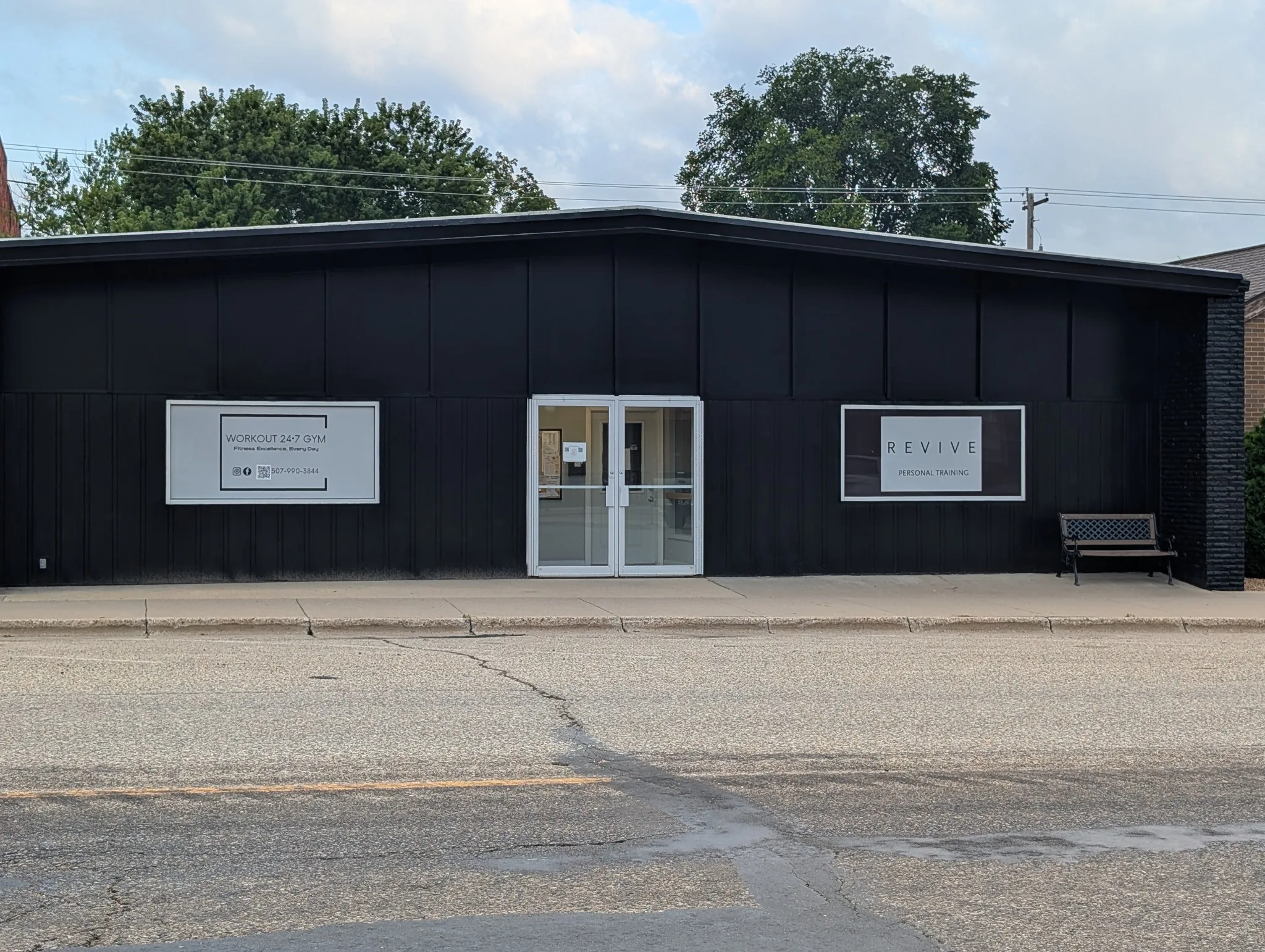 Workout 24/7 Gym Wanamingo storefront on Main St